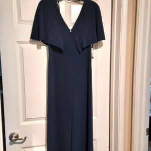 Halston dark blue jumpsuit